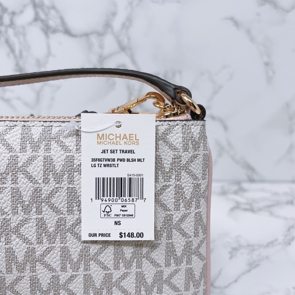 Michael Kors JST Large Top Zip Wristlet - Picture 6 of 9